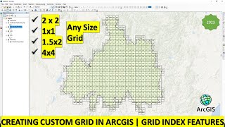 Creating Custom Grid in ArcGIS | Grid Index Features