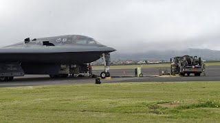 B-2 Spirits Refuel at Lajes Field, Azores