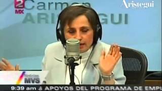 RESPONDE Carmen Aristegui  a Televisa por caso Laura Bozzo