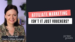 Affiliate Marketing - Isn't it just voucher codes?