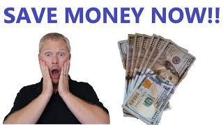 10 Ways To SAVE Money NOW!!!  --  Part 1