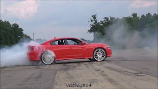 Veltboy314 - SRT Charger Do Donuts On 26" Forgis - 2K18 King Of The South Car Show - Birmingham, AL