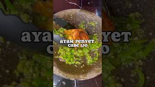 Nyerah Sama Ayam Penyet Cabe Ijo ini 🫵🏻Bikin Nambah Nasi terus , Enak Banget ‼️#shorts #trending