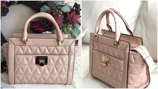 My New Michael Kors HandBag - Vivianne Quilted Leather Bag (Oyster Color) - So Beautiful  - VLOG #65