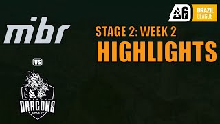 [HIGHLIGHTS] MIBR vs Black Dragons | Brazil League 2024 - Stage 2