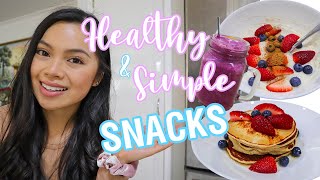 5 Healthy and Easy SNACKS for weight loss // Low Calorie + HIGH PROTEIN