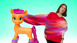 Новое видео для девочек: квест для игрушки My Little Pony - Как вернуть магию в Эквестрию?