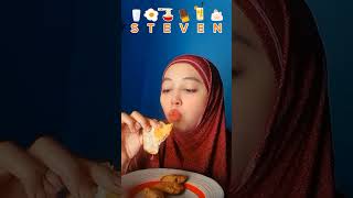 Makan sesuai nama STEVEN #jajanan #emojichallenge #makansesuainama