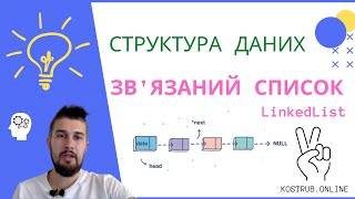 Структура даних LinkedList / Зв'язаний список | kostrub.online