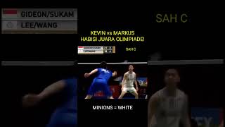 😎KEVIN BANTAII JUARA OLIMPIADE! Pertarungan paling epic badminton kevin markus sah3cc