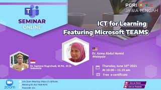 "ICT for Learning Featuring Microsoft TEAMS"