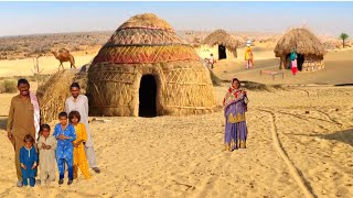 Unseen Hindu Community in Pakistan |Pakistani Hindu Village in Pakistan Living in Desert| Mud House