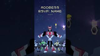 Kid Cosmic Themed Party Video Invitation