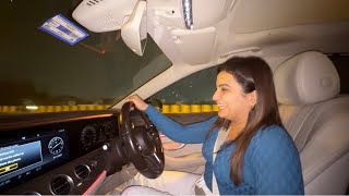 Finally Mercedes ki Test Drive Leli 🎉  - Kirti Mehra