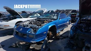 FINDING CAMARO TREASURE AT THE JUNKYARD!!!