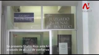 Reaparece Martín Rico en el Ministerio Público