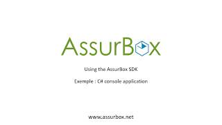 Create a console app to use the AssurBox Api