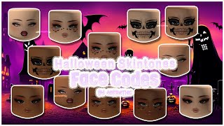 Berry Avenue Halloween Face Codes (Skintones Cheeks MakiSalon 3) 🧡❤️ | #roblox #Bloxburg #brookhaven