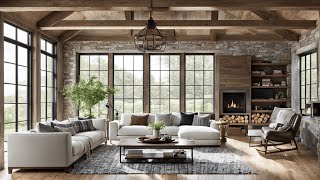 Country House Design Ideas for 2024: Rustic Meets Modern Interior Design Ideas