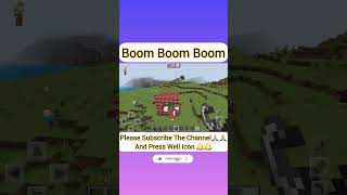 Boom Boom Boom || #shorts #viral #trending #ytshorts #minecraft #minecraftshorts #shortfeed #short