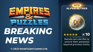 Empires & Puzzles: Alpha Aethers - Testing LB2 heroes on defense in Raids