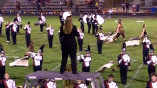 Clinton High School Marching Band ....Senior Night.... 10-09-11  Iowa