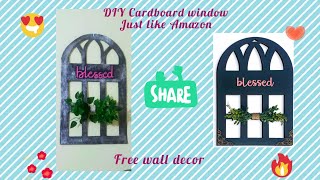 Amazon wall decor from Cardboard | DIY Home decorations | Best Out of Waste Ideas | Rental Friendly