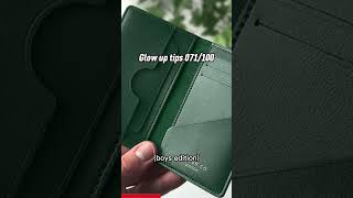 glow up tip 71 - leather wallet