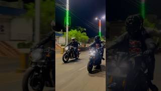 Night Vibe ❤️ #shorts #short #bike #rider #youtubeshorts #trending #viral #mt15 #gt650 #motovlog