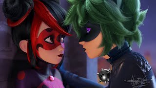 Shadybug and Claw Noir on Miraculous Movie - Speededit