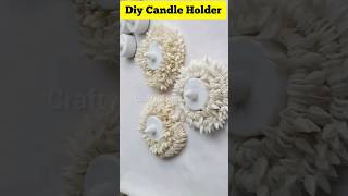 Candle Holder Making Ideas #shorts #diwalispecial #diycandleholder #diwalidecoration