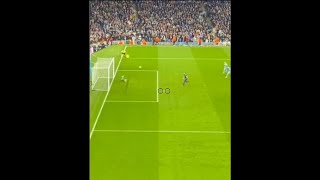 Karim Benzema craziest panenka penalty recorded from etihad stadium #championsleague #shorts