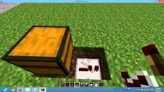 MineCraft : how to make a trap ( chest trap ) ( fast and simple ) ( multiplayer trap )