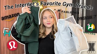 My HONEST Review on the Internet's Favorite Gym Brands 🏋️ | Athletic Wear Haul & Try-On