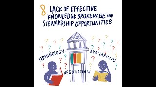 #8: Lack of Effective Knowledge Brokerage and Stewardship Opportunities