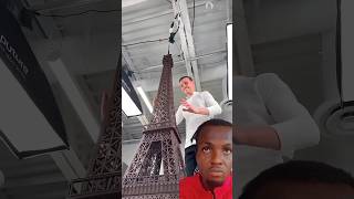 Eiffel Tower built from zero from chocolate #pais #eiffeltower #PontIéna #parisbridge #short #shorts