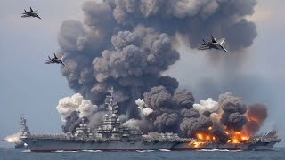 1 minute ago! Russian ship with 600 tanks destroyed by Ukraine