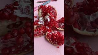 Fruit Ninja of POMEGRANATE|Amazing Fruits Cutting Skills | Indian Street Food in 2023 #shorts #food