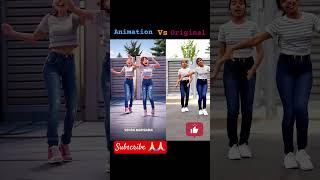 Kathu Mela Song Animation vs Original feat#trending #latest #viralshorts #ytshorts #dance #subscribe