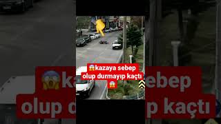 Motosiklet Kazası ‼️ Otomobil durmayıp kaçtı ⁉️