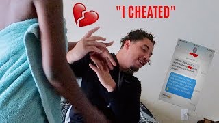 CHEATING ON MY GIRLFRIEND PRANK! *SHE WAS SUPER ANGRY*