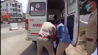 Tamilnadu Police Action Against Lockdown Breakers | Ambulance Kaand |Police Ambulance Punishment