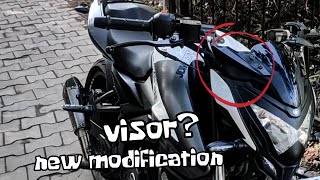 Ns200 modification | visor installation? | wings? | unique modified | never seen before | must watch