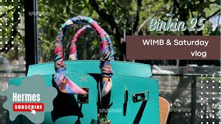 What’s in my Hermes Birkin Sellier 25 & Vlog feat. Nasi Lemak & canales! #hermes22 #birkin25