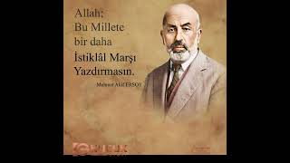 12 Mart 1921 İstiklâl Marşımızın kabulünün yıldönümü Kutlu Olsun.