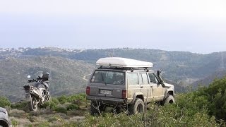 Offroad adventute V-Strom - Jeep Cherokee - Nissan Navara.