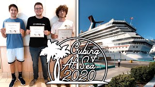 Competition on a Cruise Ship! Cubing at Sea 2020 Vlog