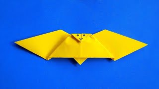 Cara membuat origami kelelawar | Paper bat | Origami halloween