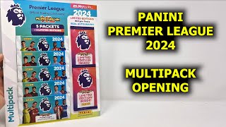 opening a MULTIPACK - PANINI PREMIER LEAGUE 2024 - Mikes Cards and Stickers # 429