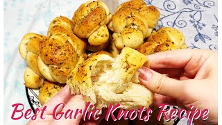 Best Garlic Knots Recipe. Fluffy and Delicious.